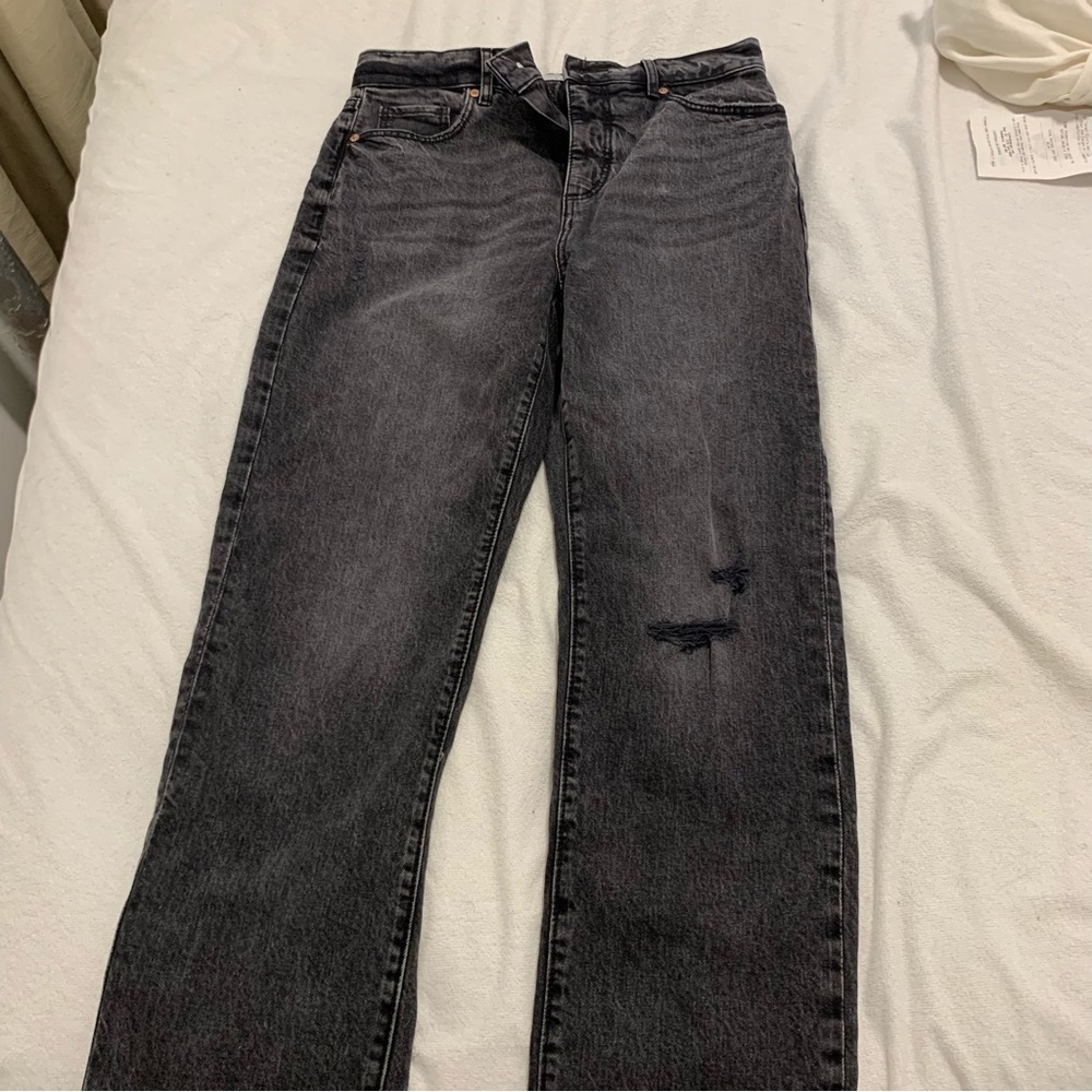 LOFT NWT High Rise Straight Crop Jeans, 26/2